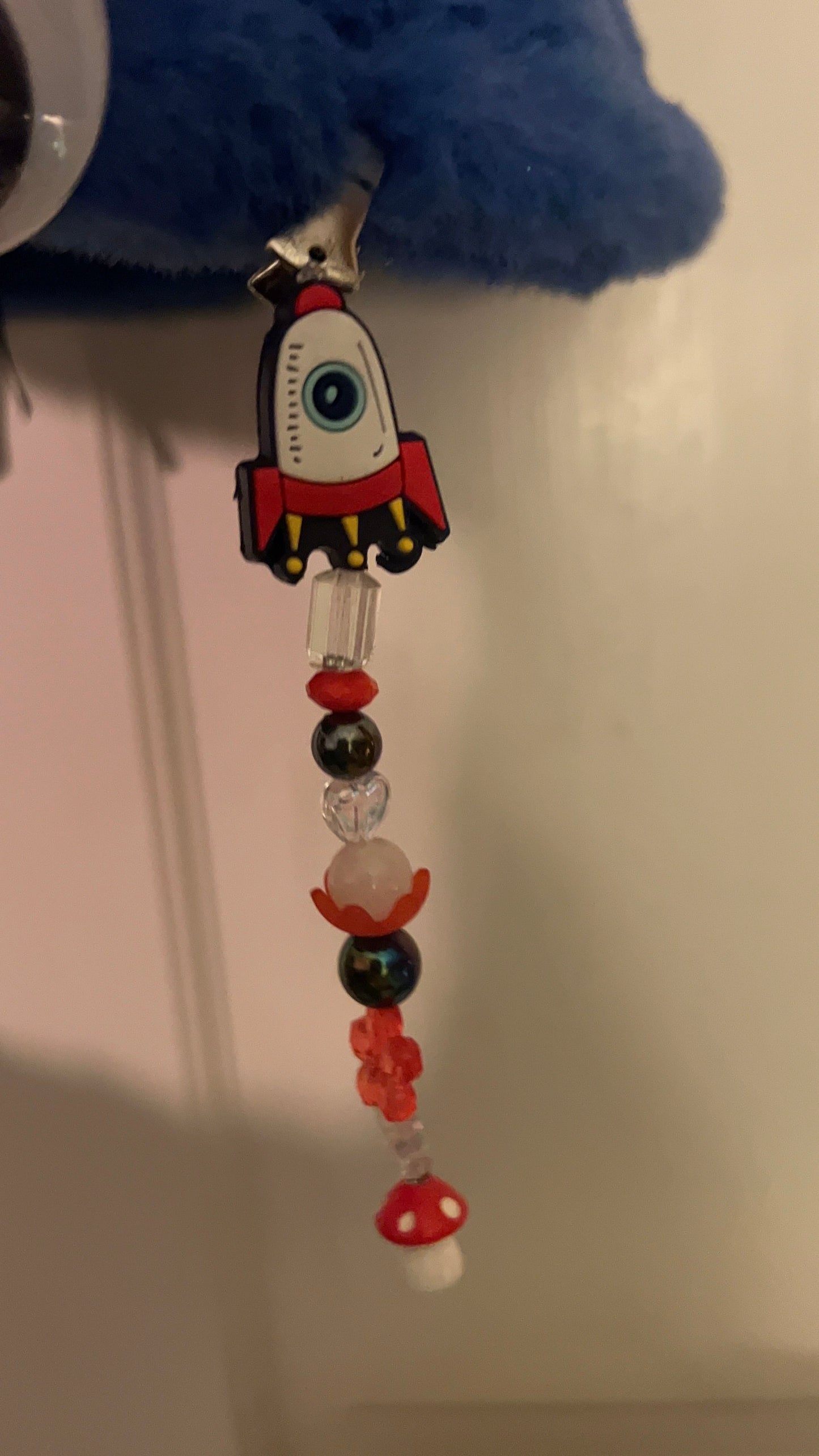 ROCKETSHIP KANDI DANLGE CHARM